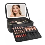 Large Makeup Case with Lighted Up Mirror