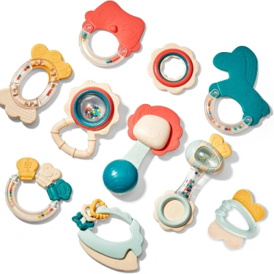 Rattles Teethers for Babies 0-3-6-12 Months