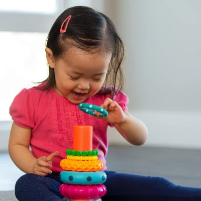 Sassy Stacks of Circles Stacking Ring STEM Learning Toy