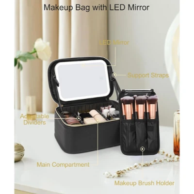 Small Makeup Train Case Organizer for Women