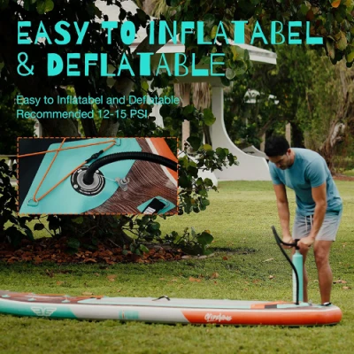 11’ Stable Inflatable Paddle Boards for Adults & Youth of All Skill Levels