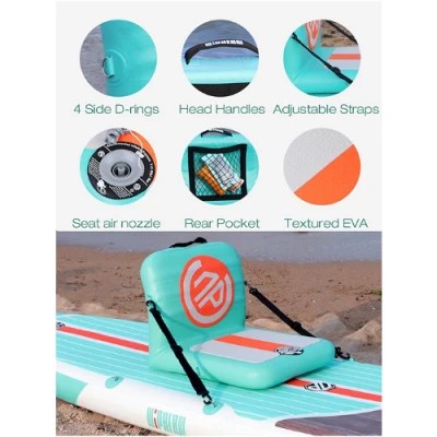 Inflatable Kayak Seat with Back Support