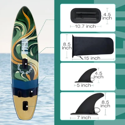 4" Paddle Board Fin Replacement-Easy Slide-in